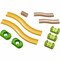 HABA Ball Run Expansion Set, Kullerbu STEM Toys Building Set for 2-8 Year Olds, 10 Piece Set of Ramps and Supports to Elevate Ball Tracks